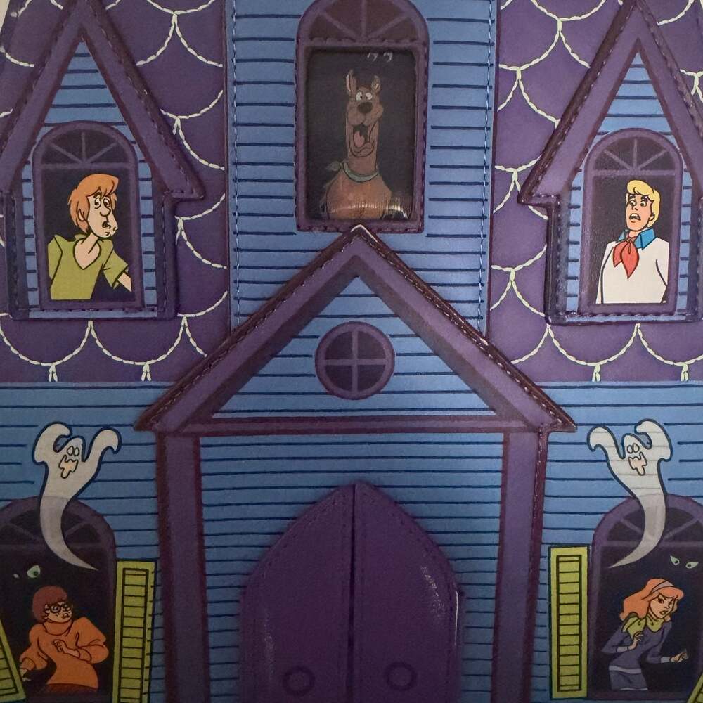 Loungefly Scooby-Doo Mystery Inc. Haunted Mansion Lenticular Mini Backpack - Picture 5 of 14
